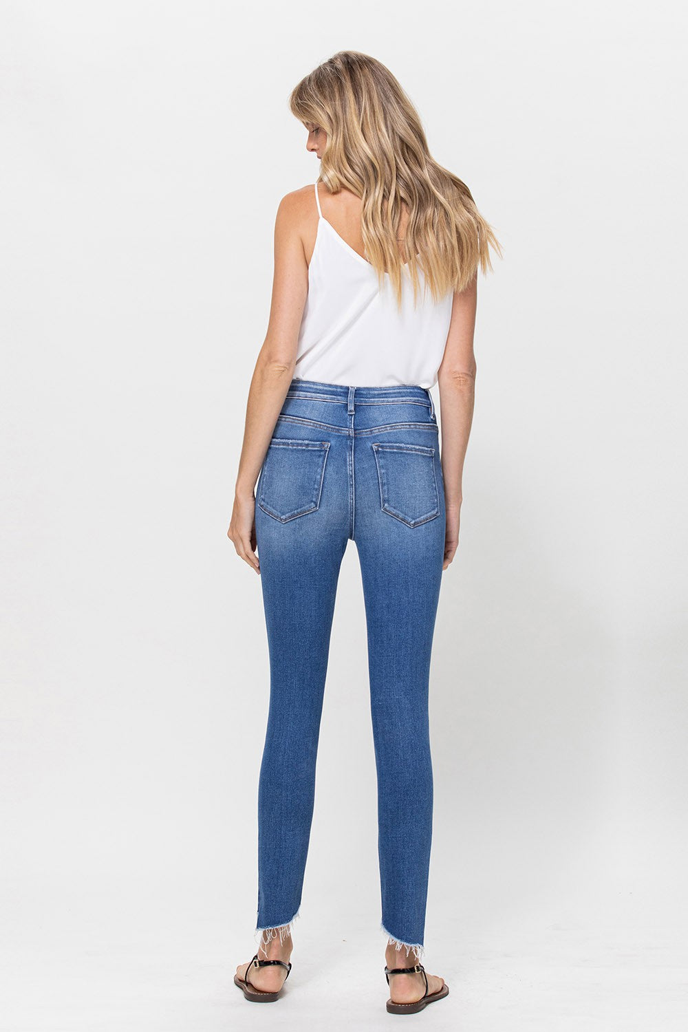 CELEBRITY HIGH RISE ANKLE SKINNY