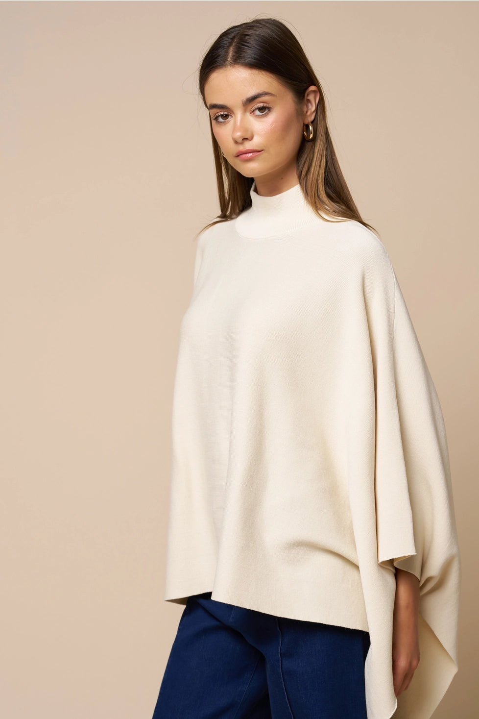 THE EDEN PONCHO SWEATER