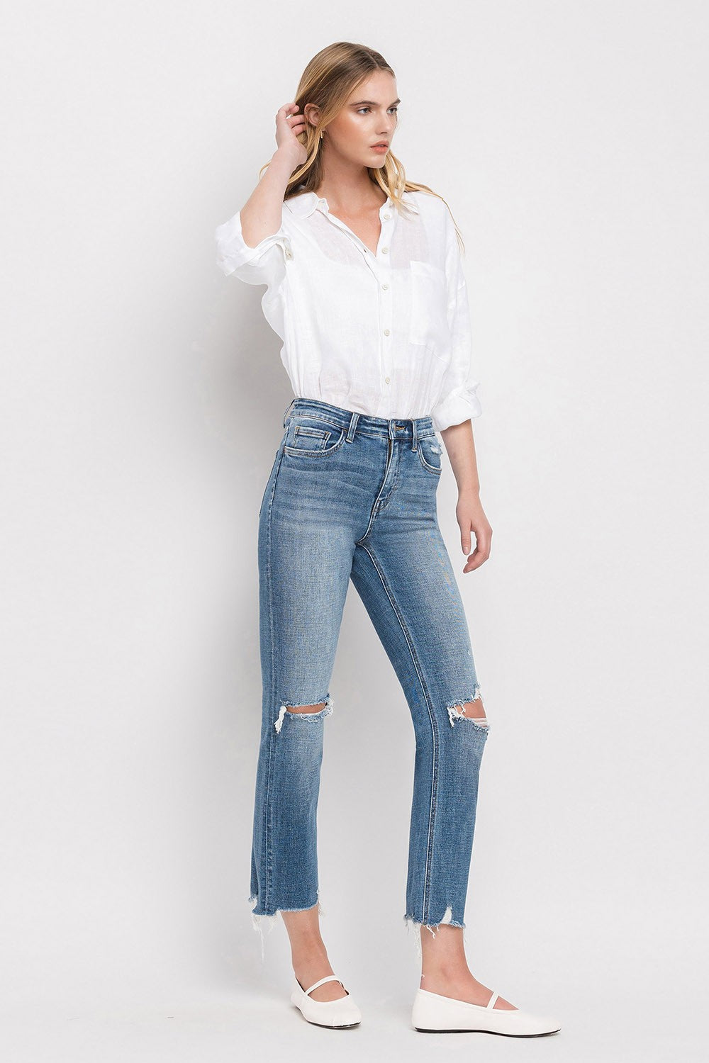 THE HOLLY SLIM STRAIGHT JEAN