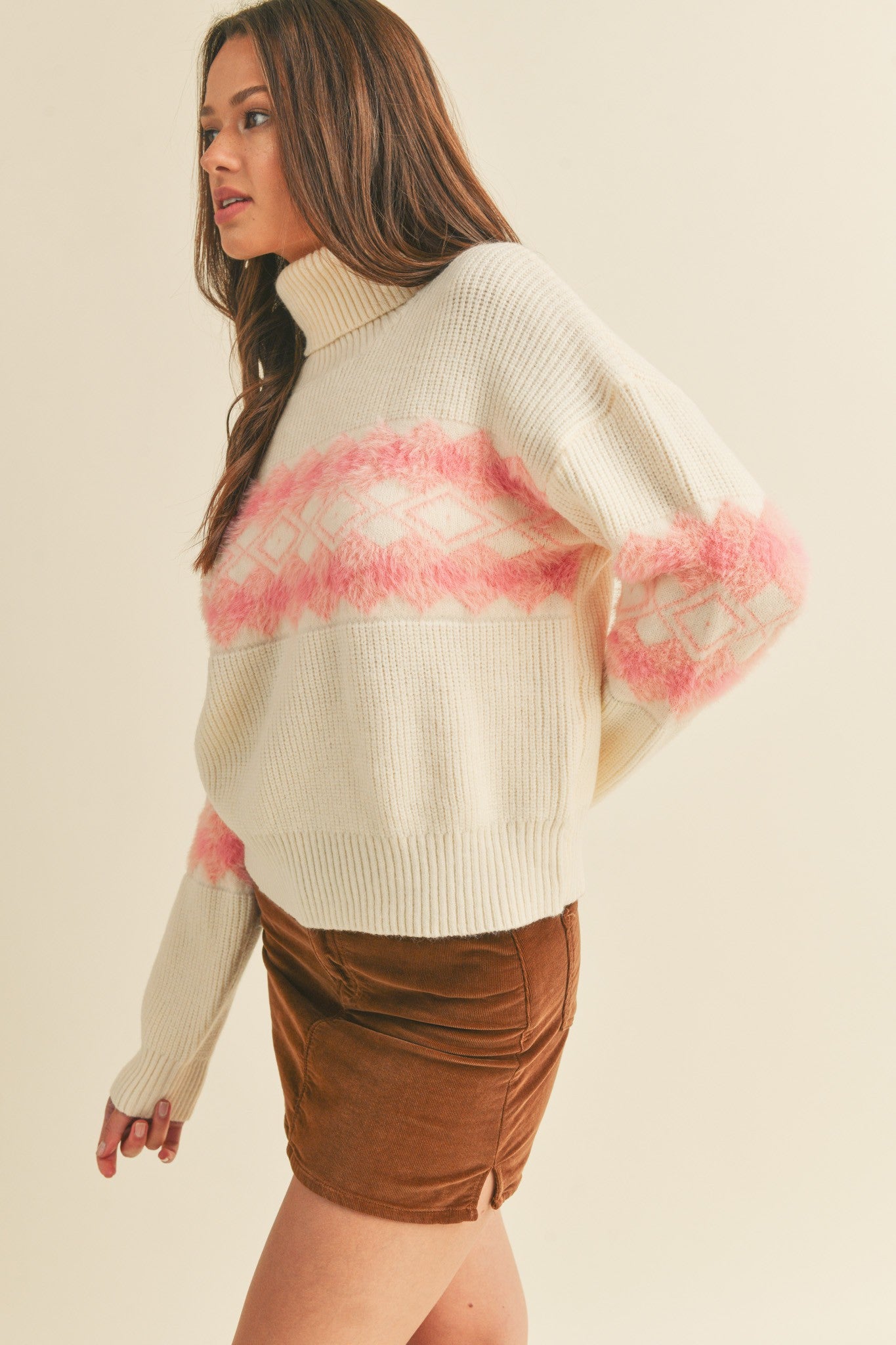 PRETTY IN PINK SWEATER