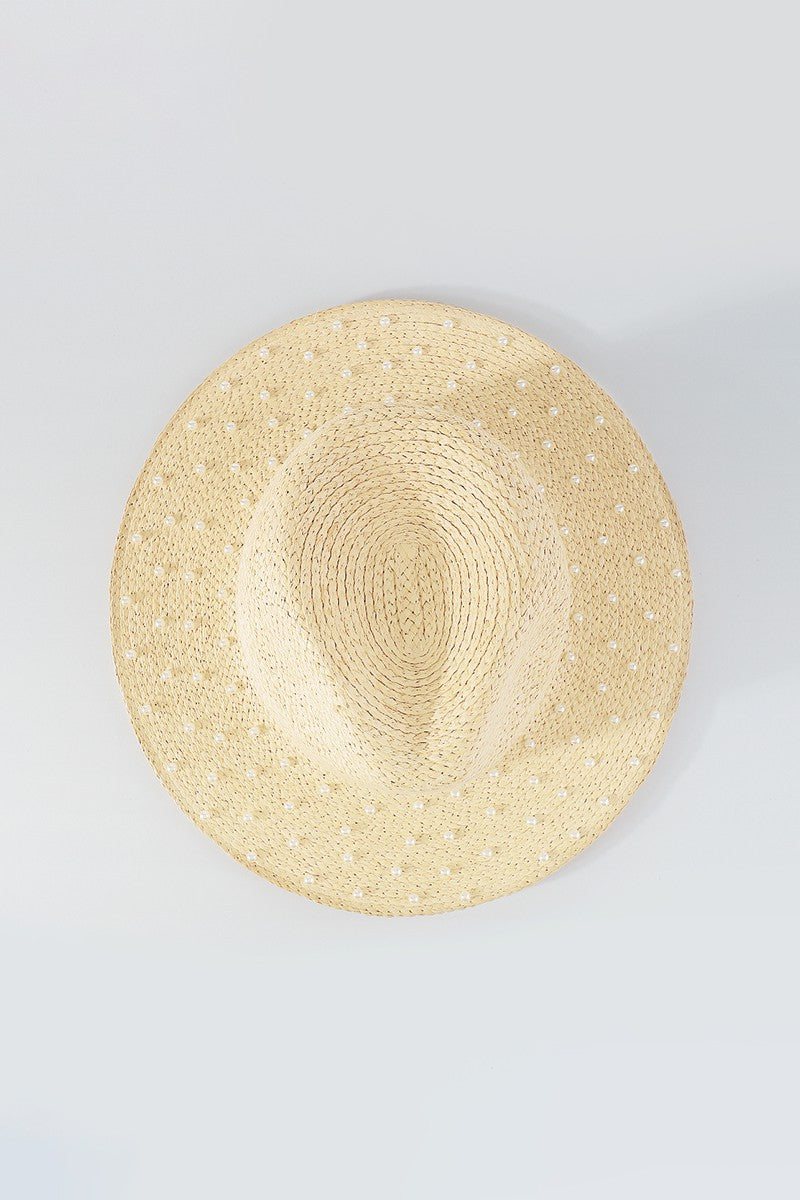 PEARL STRAW HAT