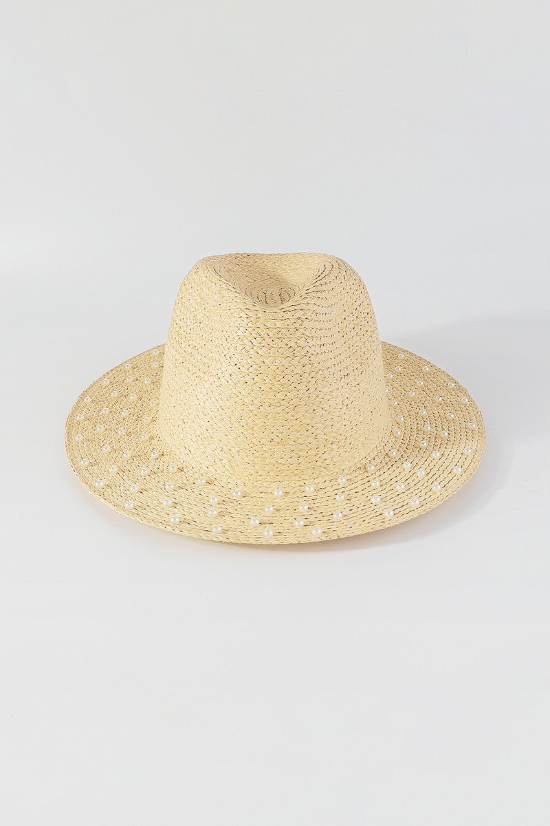 PEARL STRAW HAT