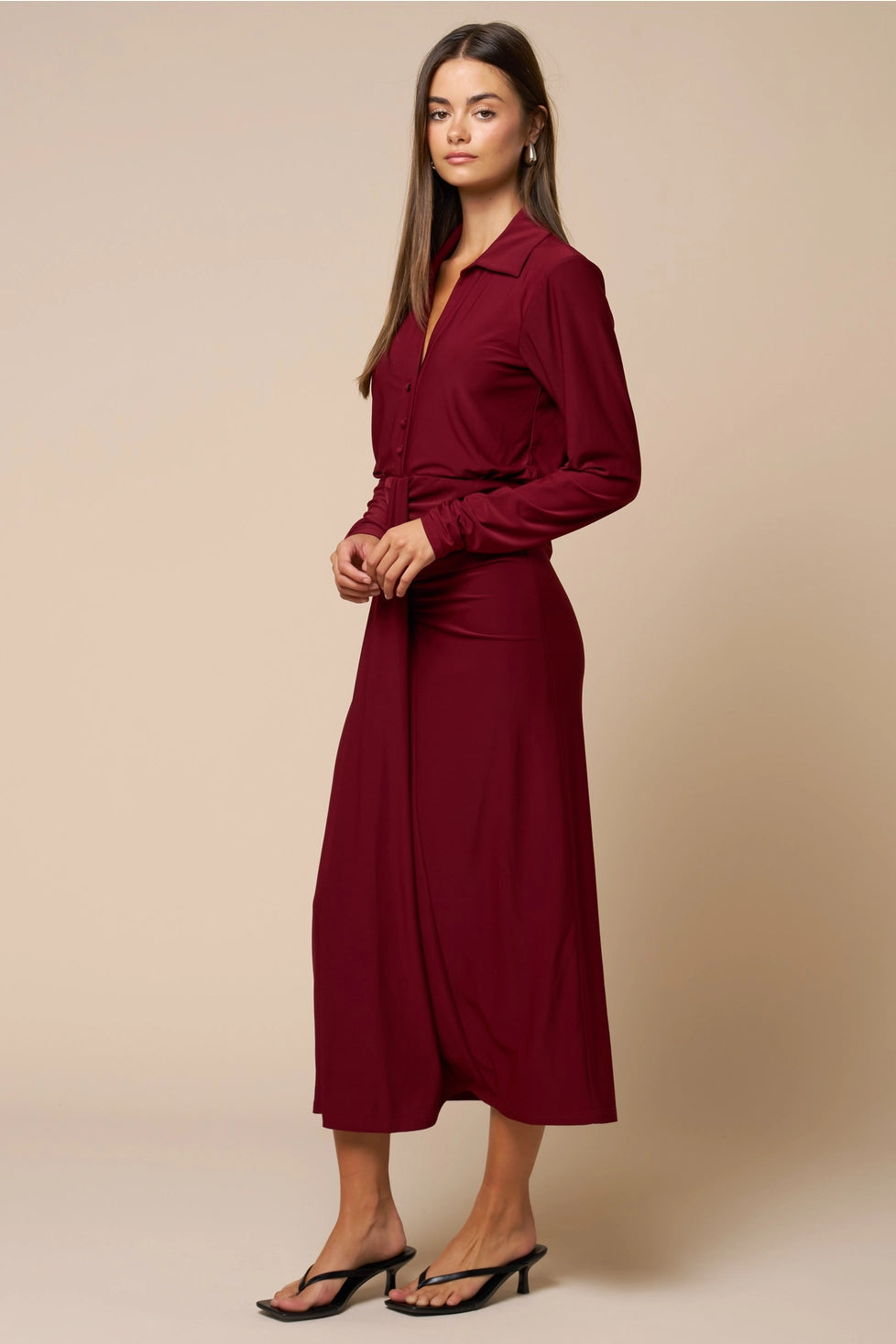 TAKE THE TIME MIDI DRESS