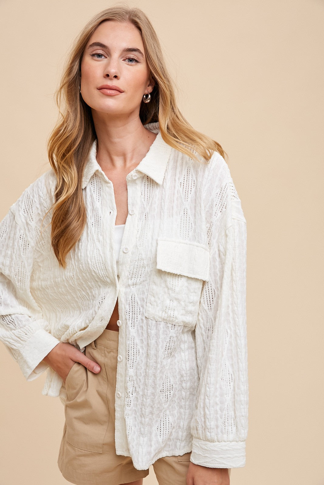 THE LACEY BUTTON DOWN