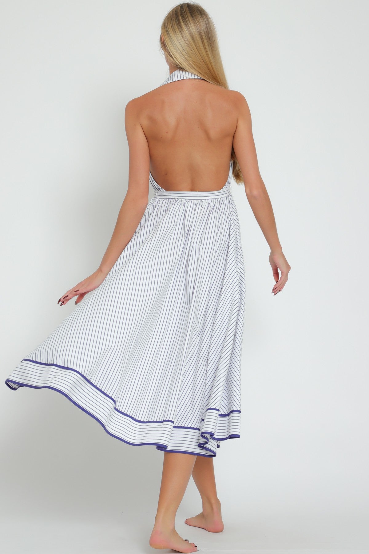 MISS AMERICANA HALTER DRESS