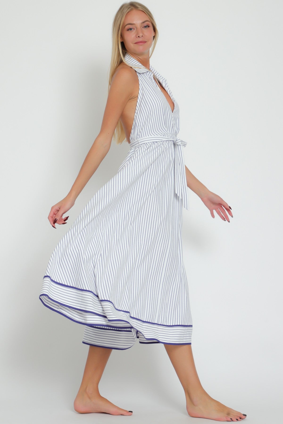 MISS AMERICANA HALTER DRESS