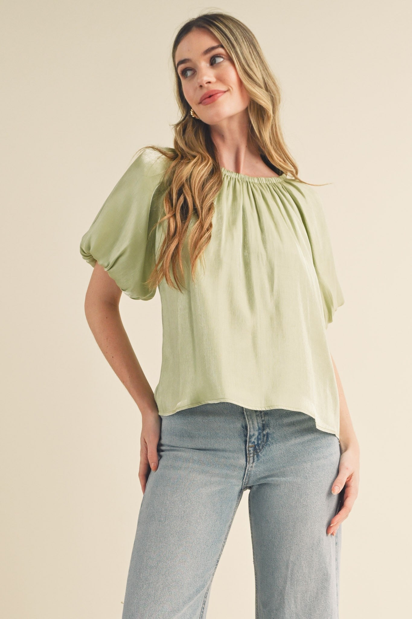 LOVELY LUSTER BLOUSE