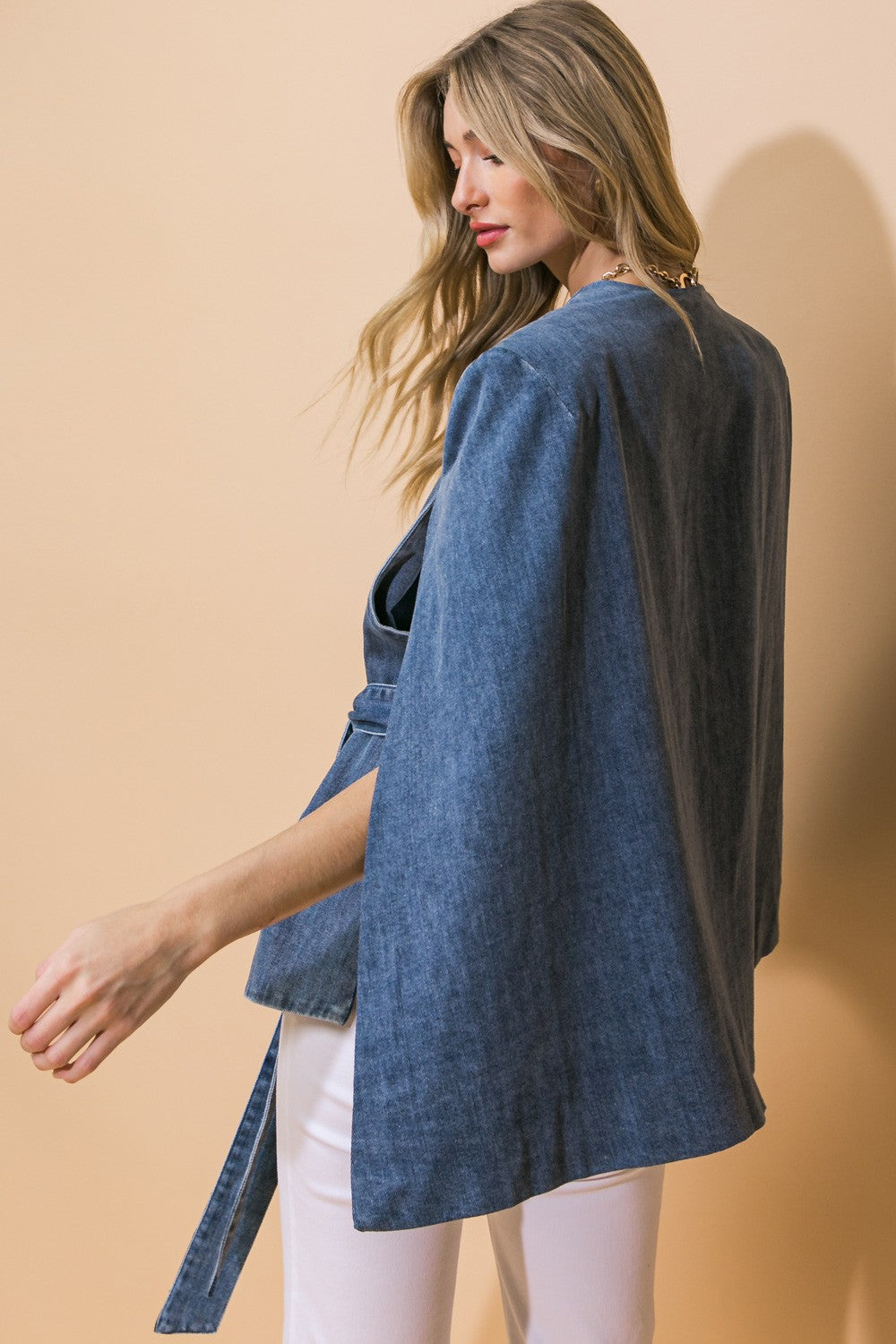 MY HERO DENIM CAPE