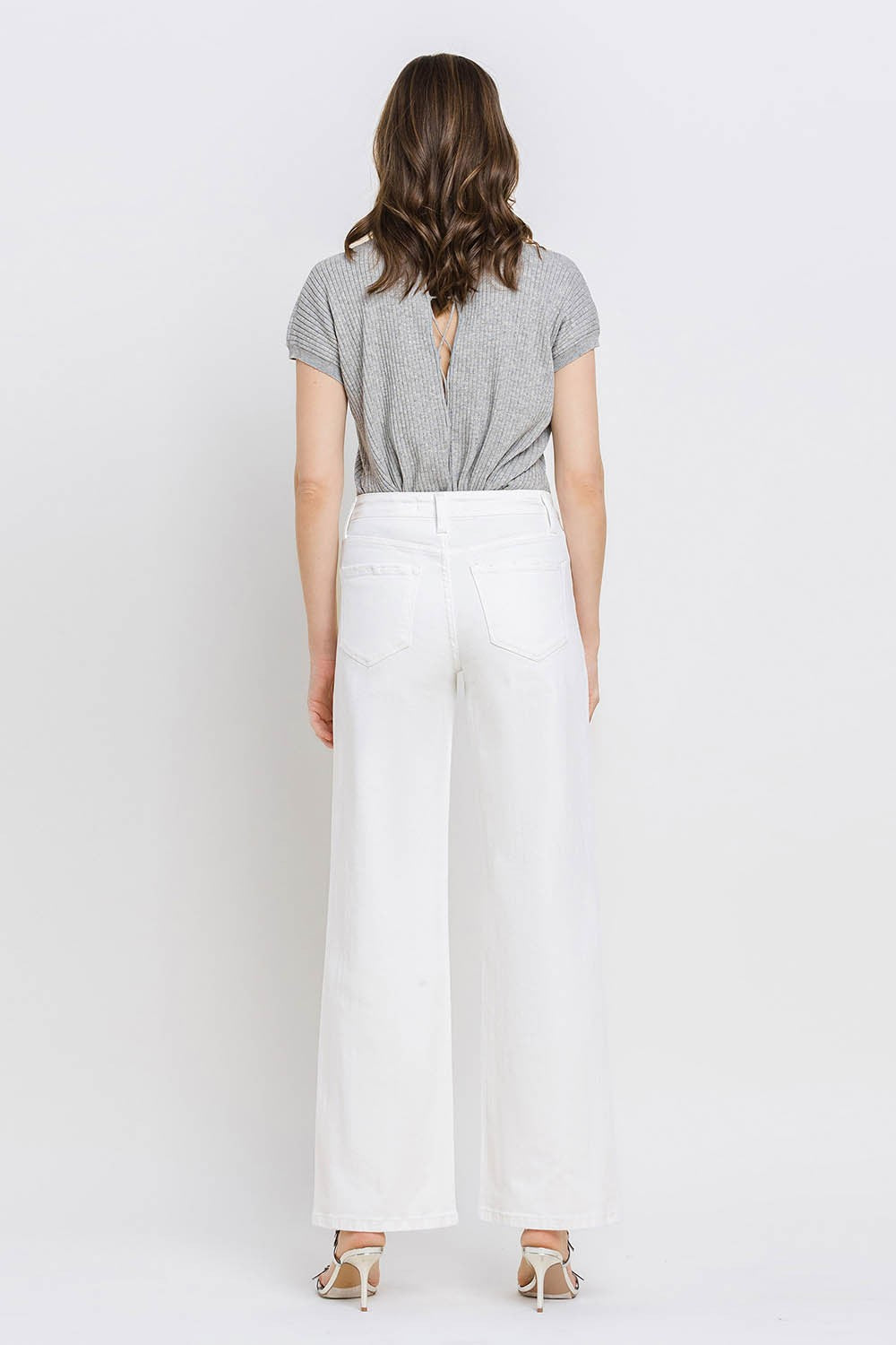 PICTURE THIS HIGH RISE WIDE LEG JEANS
