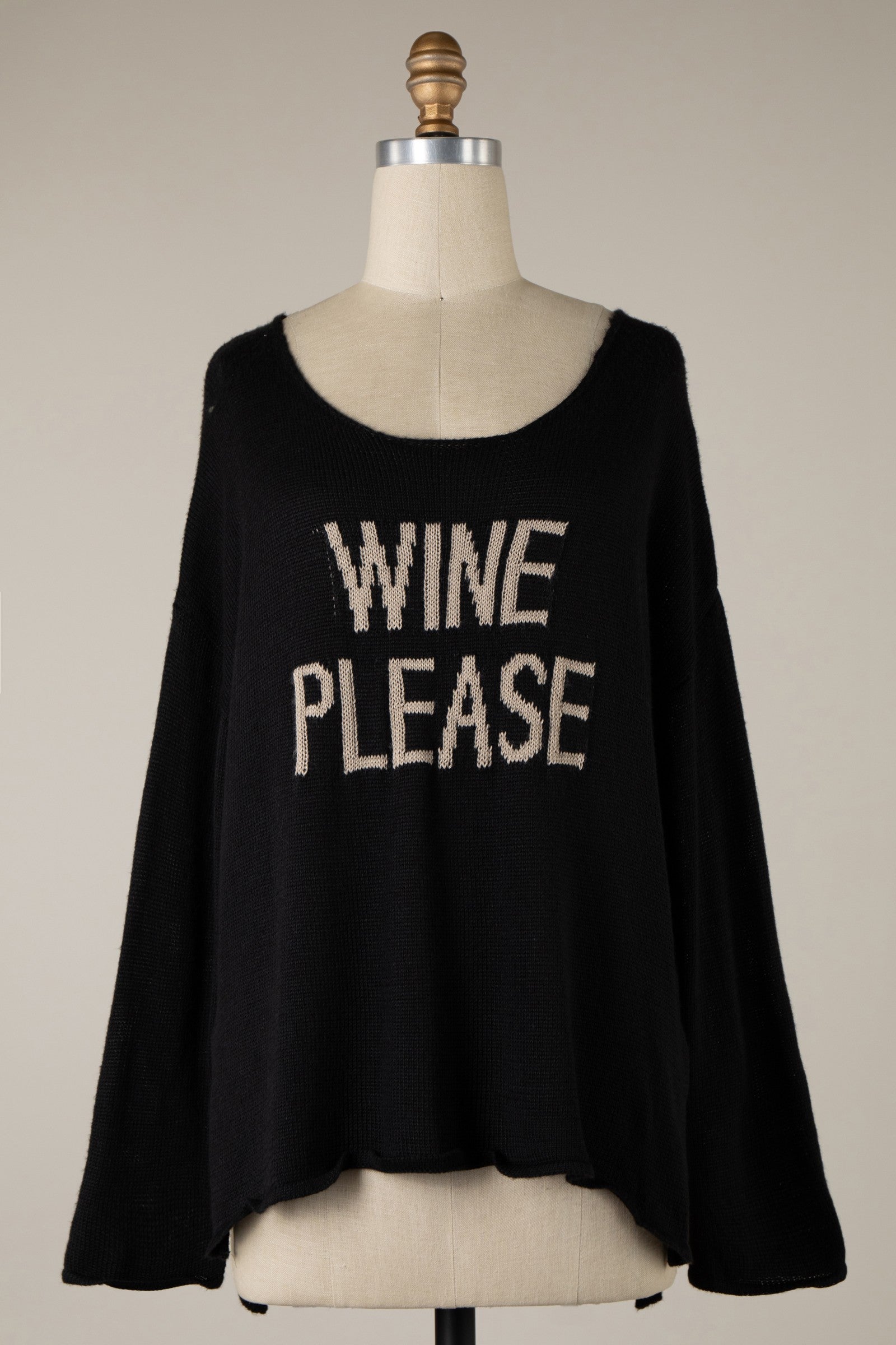 WINE PLEASE SWEATER