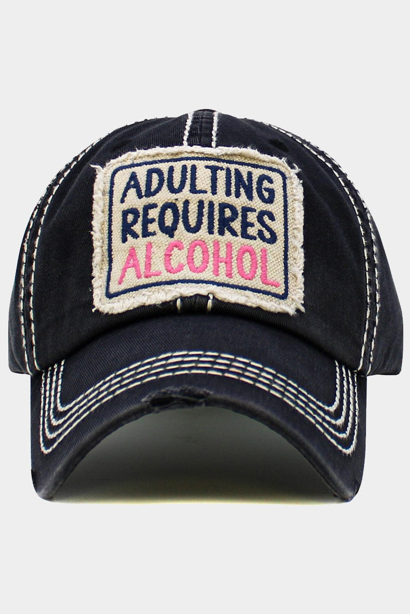 ADULTING BASEBALL HAT