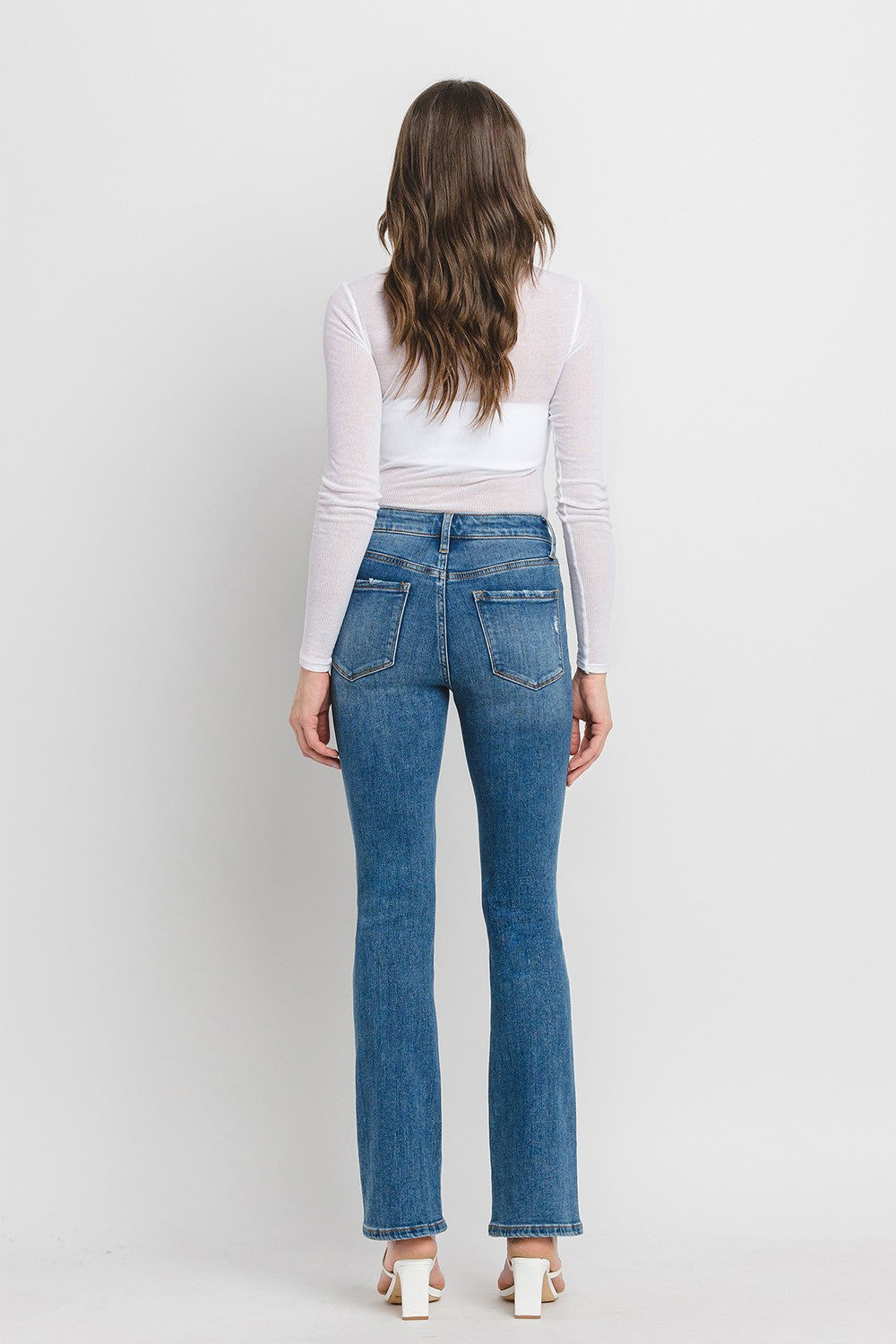 SHINING STAR SLIM BOOTCUT JEANS