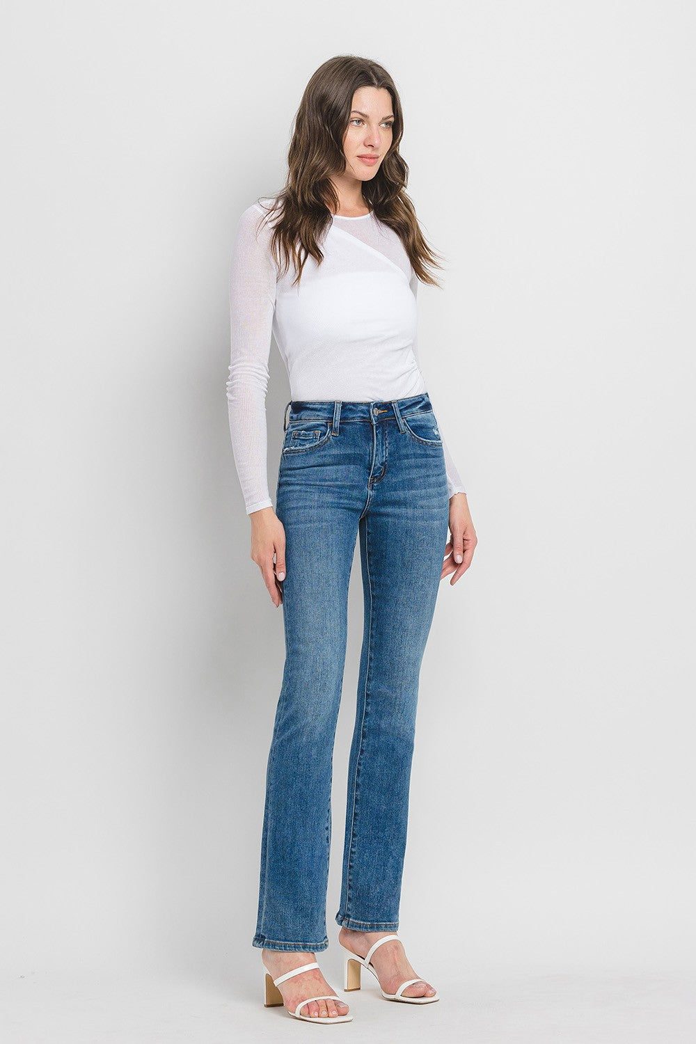 SHINING STAR SLIM BOOTCUT JEANS