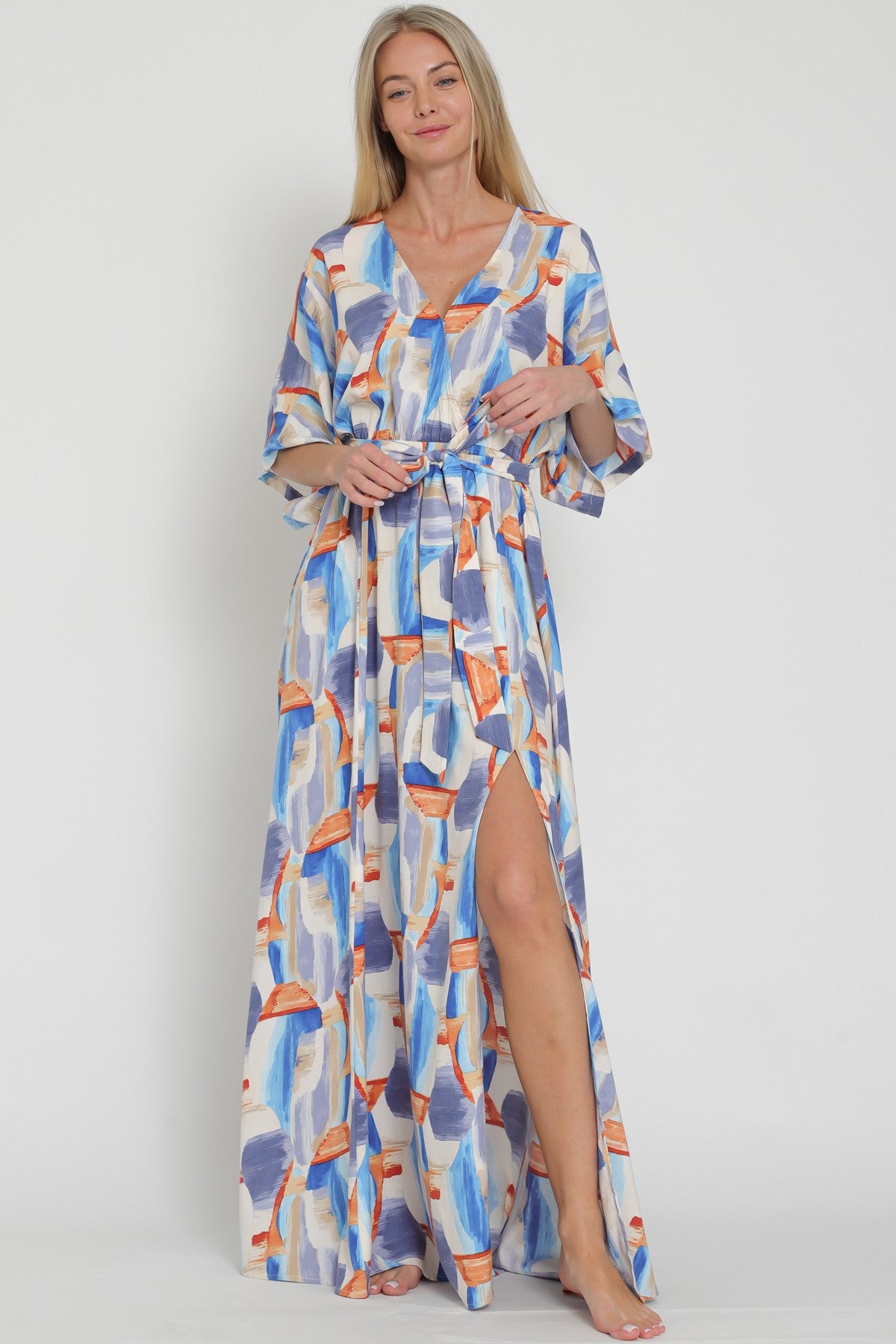 BREAKING WAVES MAXI DRESS