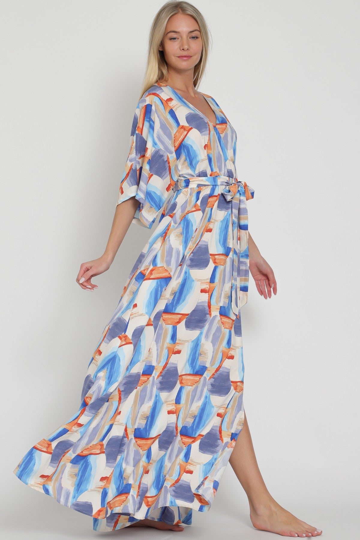 BREAKING WAVES MAXI DRESS