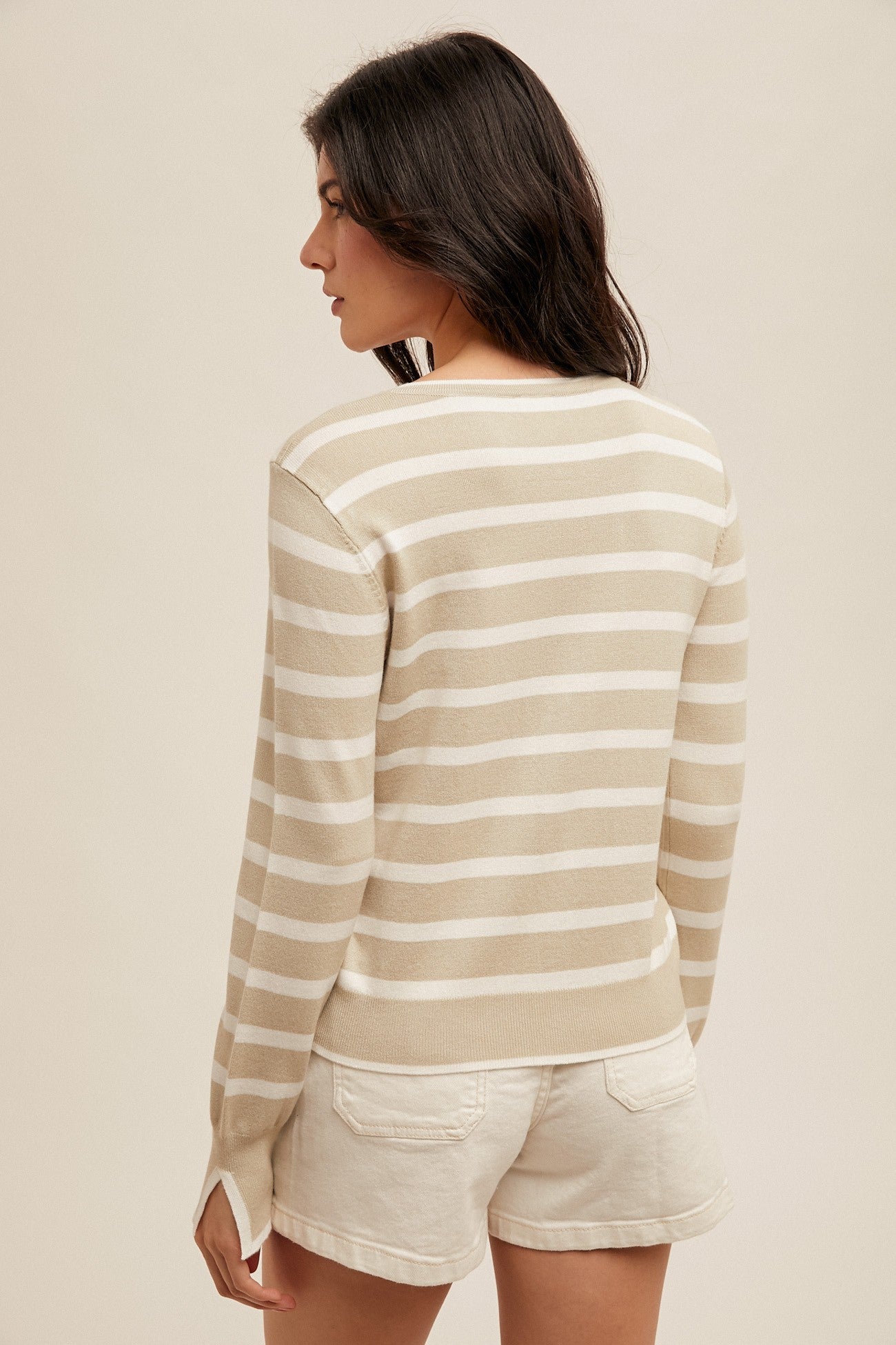 THE MALLORY PEARL CARDIGAN