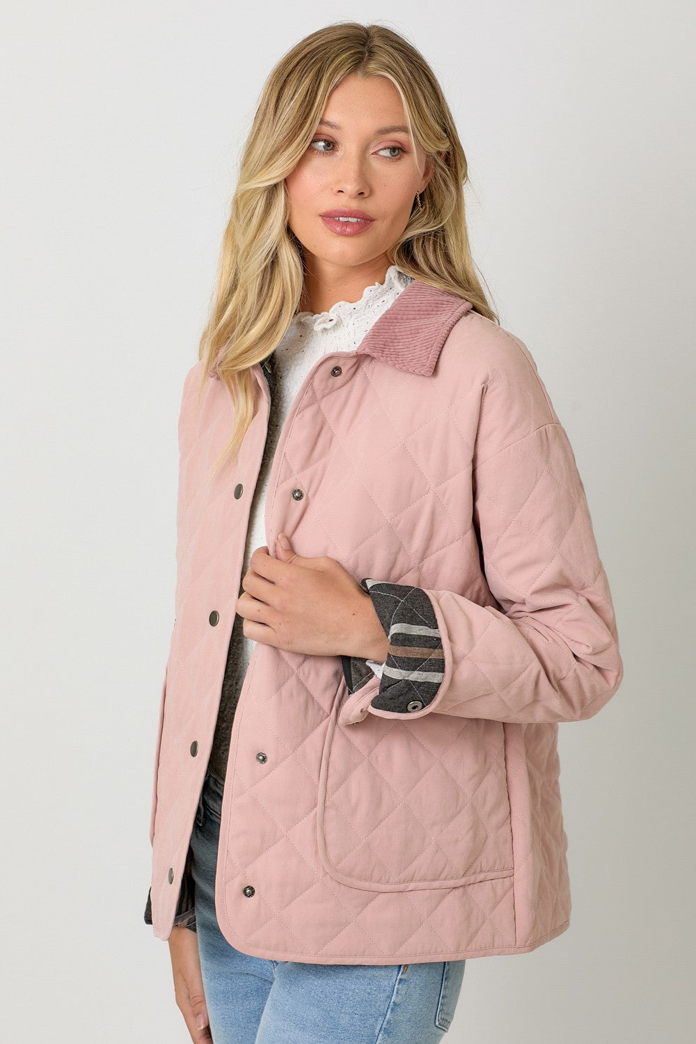 FALLING FOR PINK JACKET