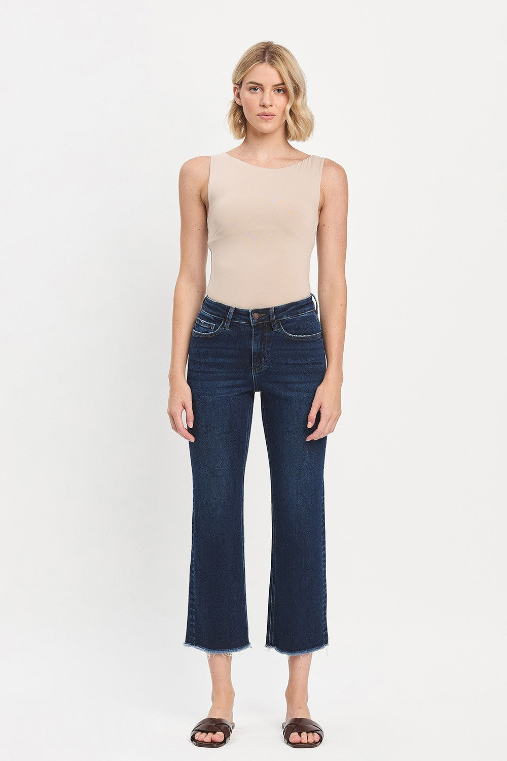 THE LUXE ANKLE STRAIGHT JEANS