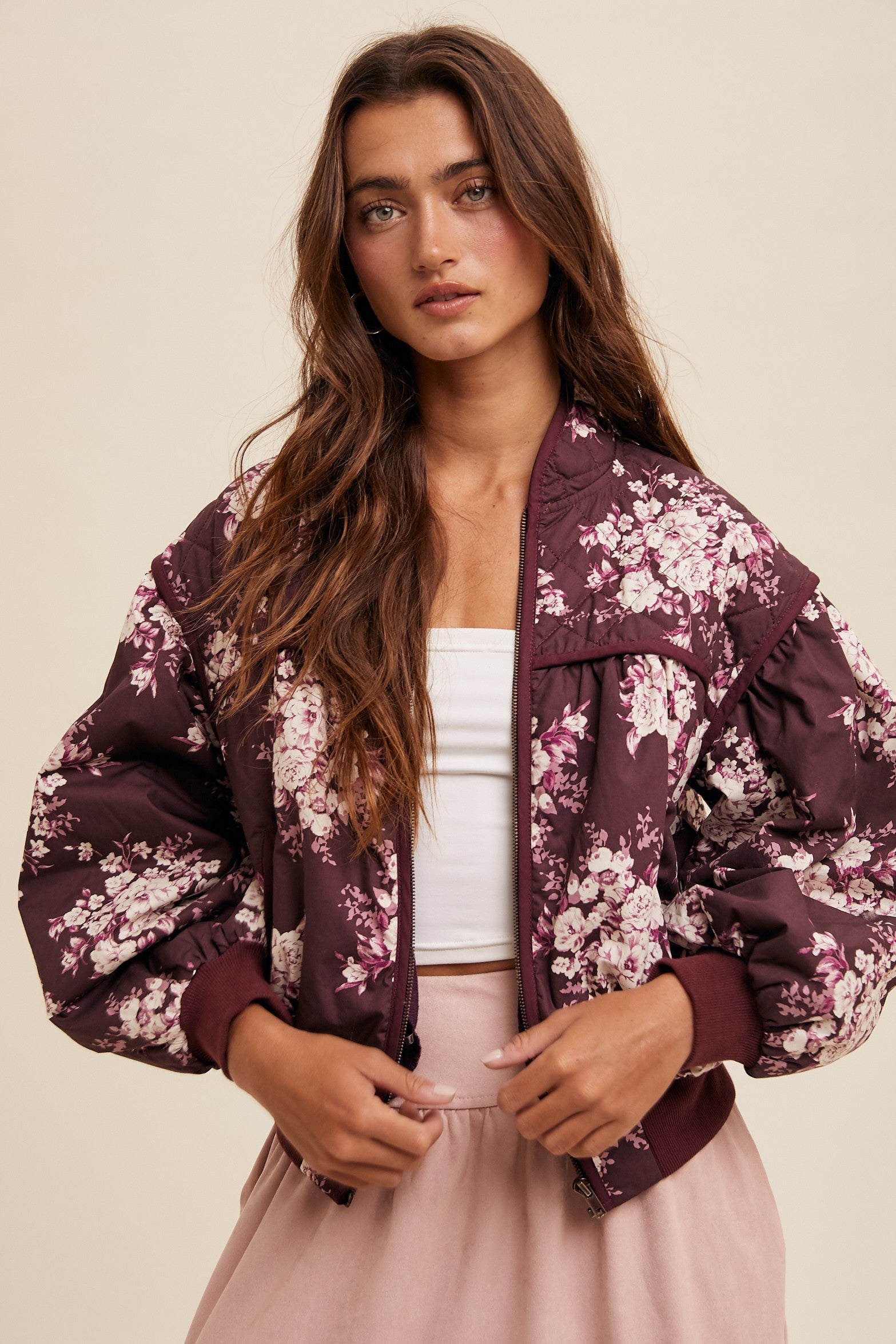 TAKE MY HAND FLORAL JACKET