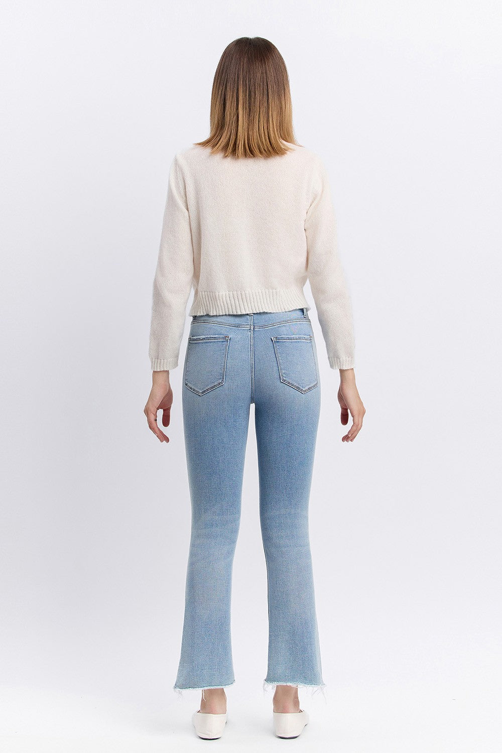 STRIVING CROP FLARE JEANS