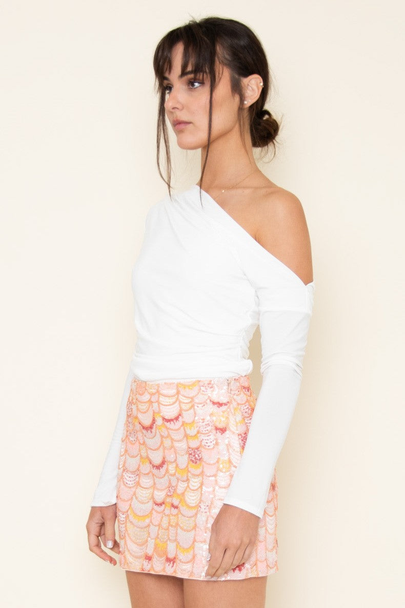 ROLL OFF THE SHOULDER TOP
