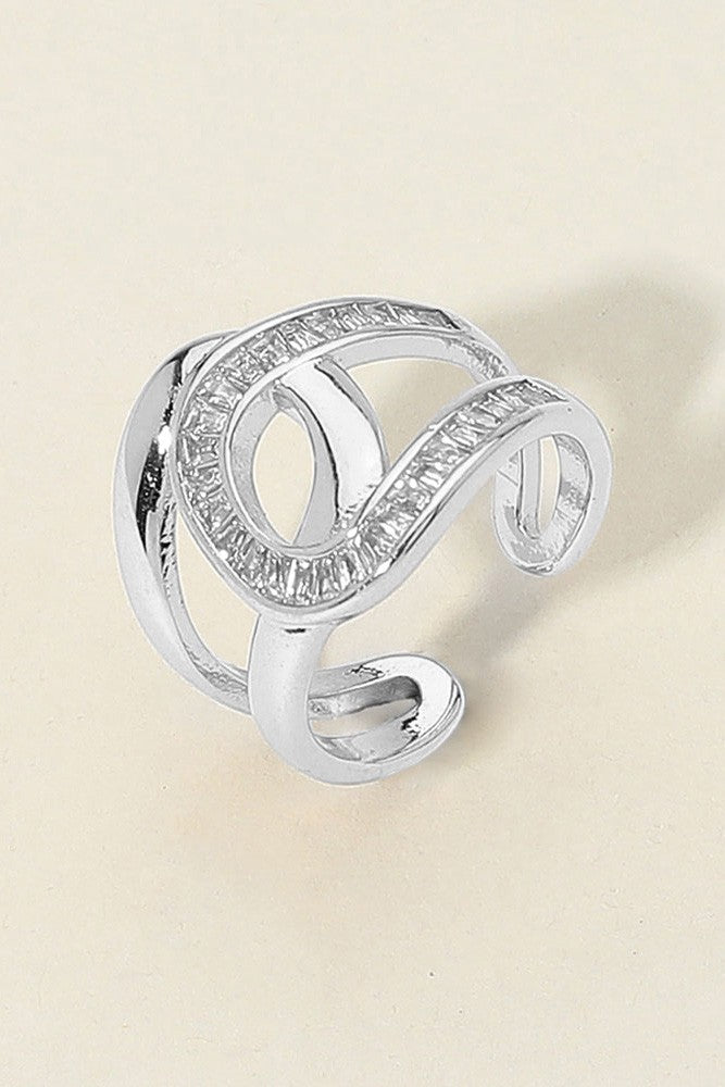 THE SPARKLE CROSSOVER RING