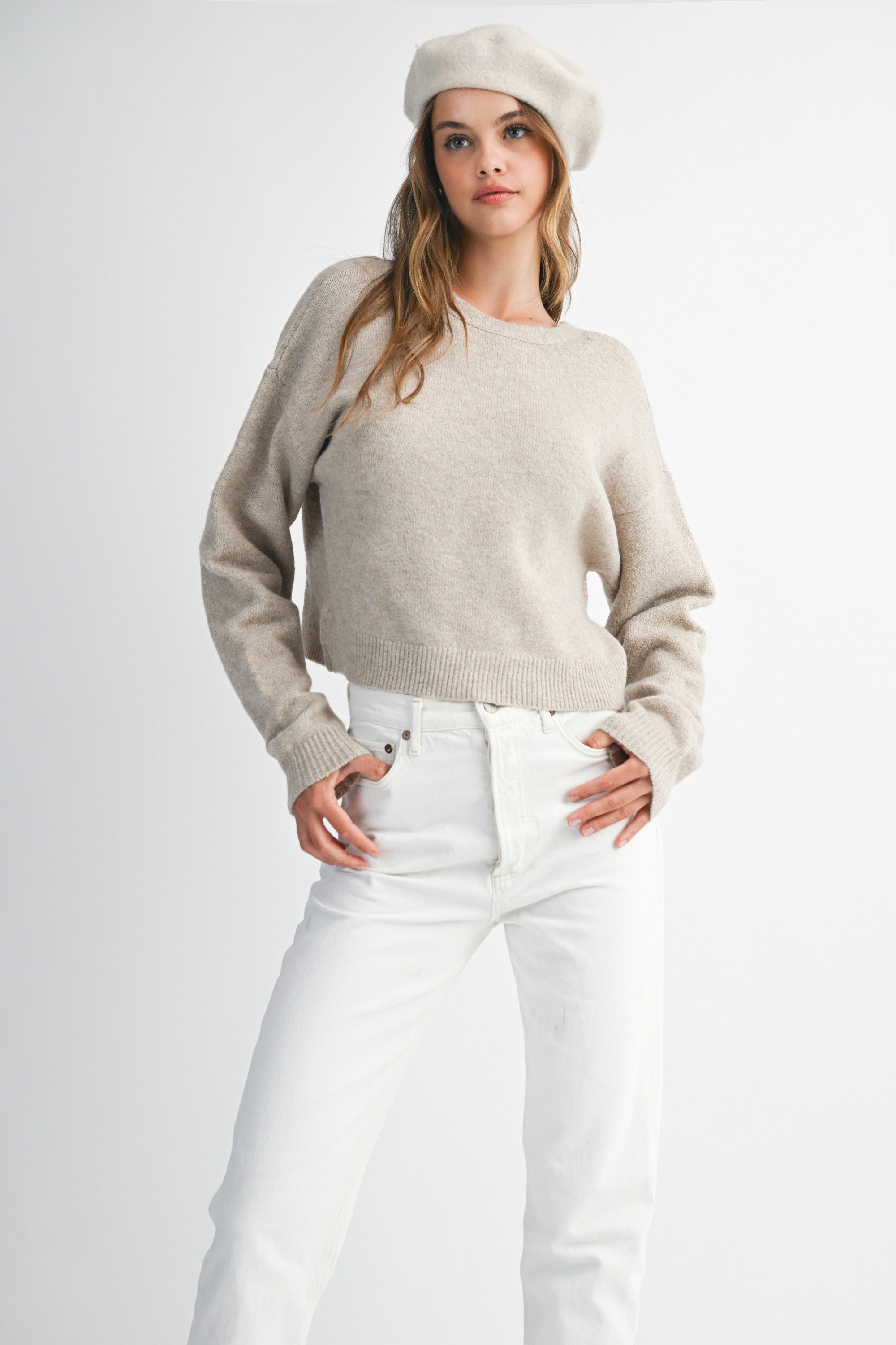YOUR WAY BOW SWEATER