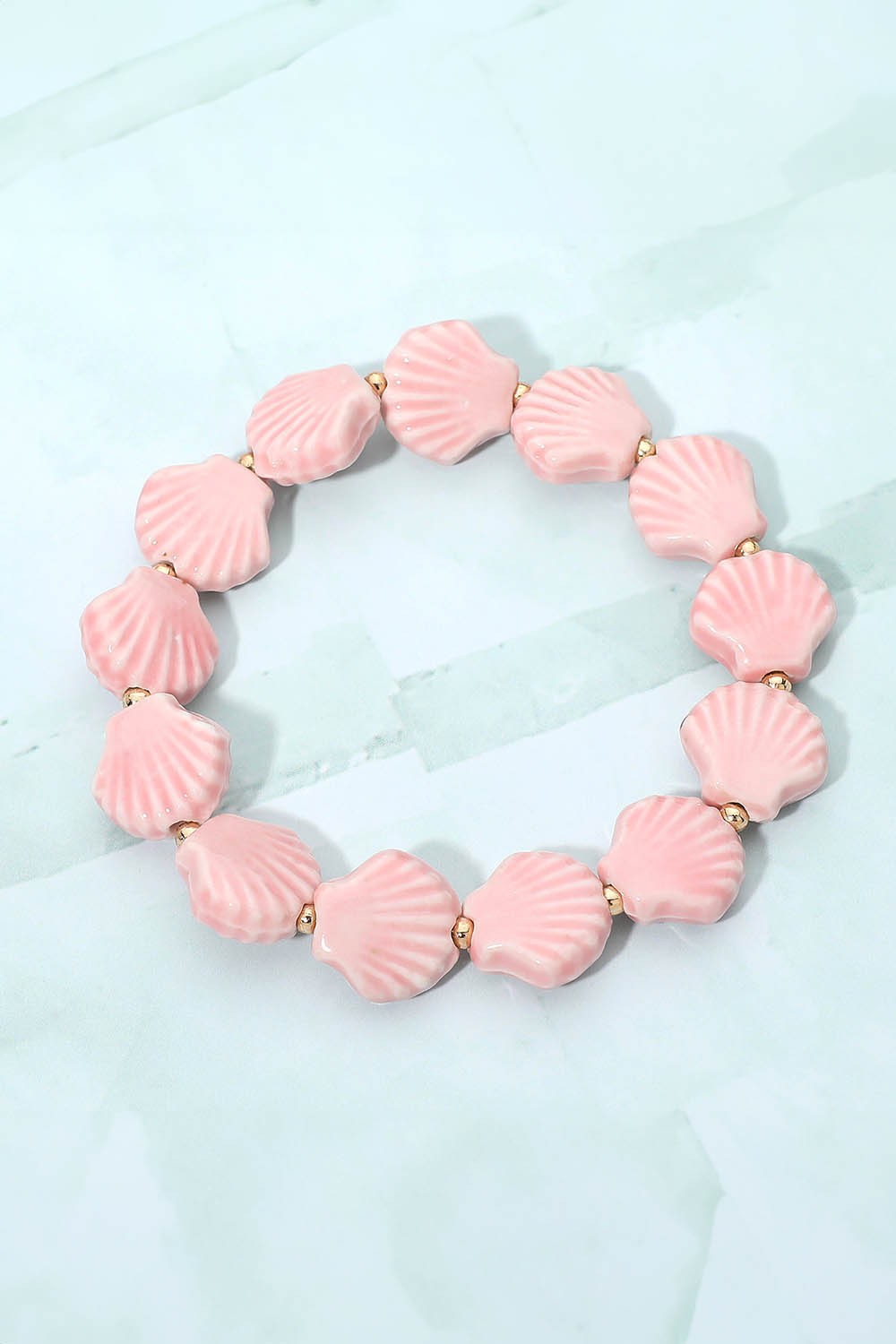 PINK SHELLY BRACELET