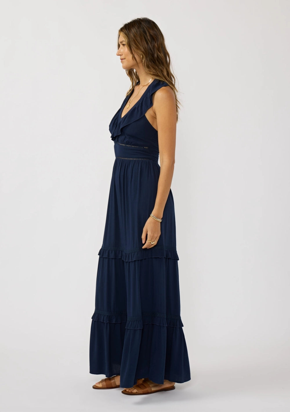 THE LACY HALTER MAXI