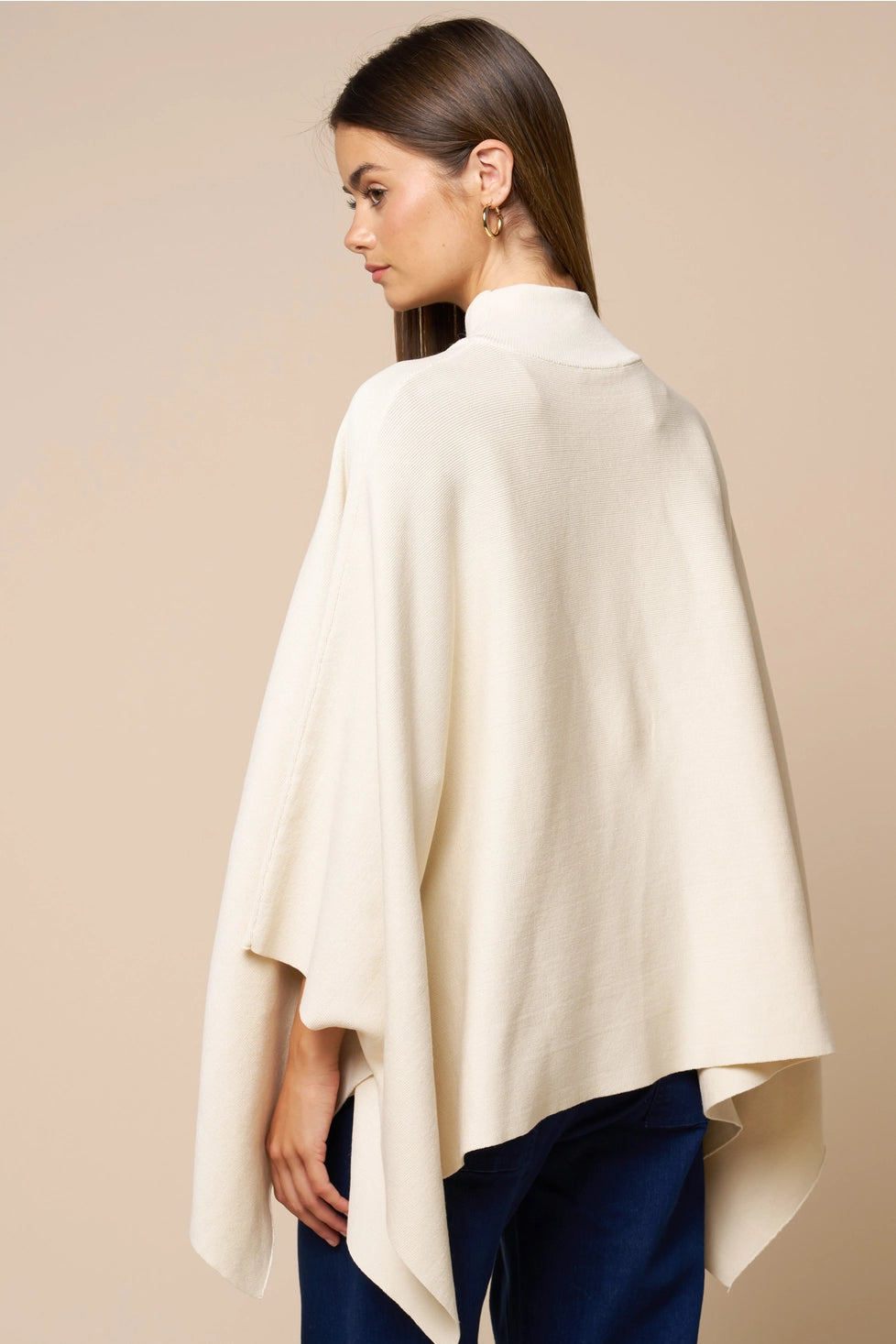 THE EDEN PONCHO SWEATER