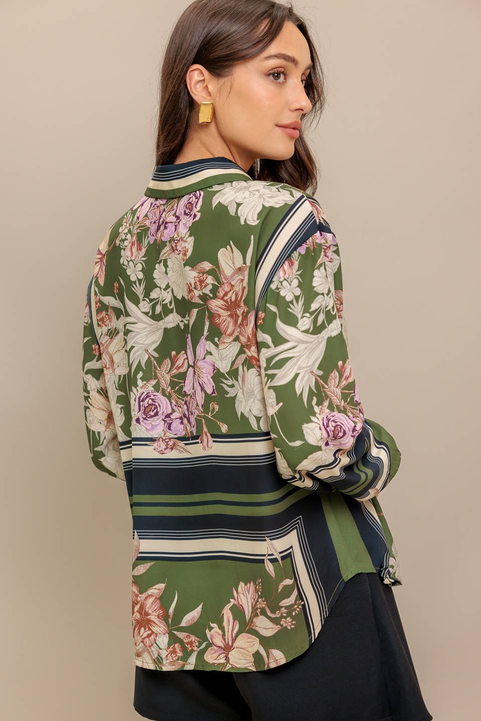 GREEN GARDEN BLOUSE