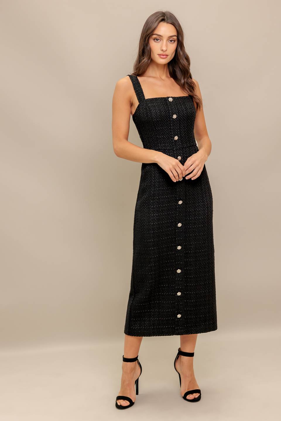 THE MAIN ATTRACTION TWEED DRESS