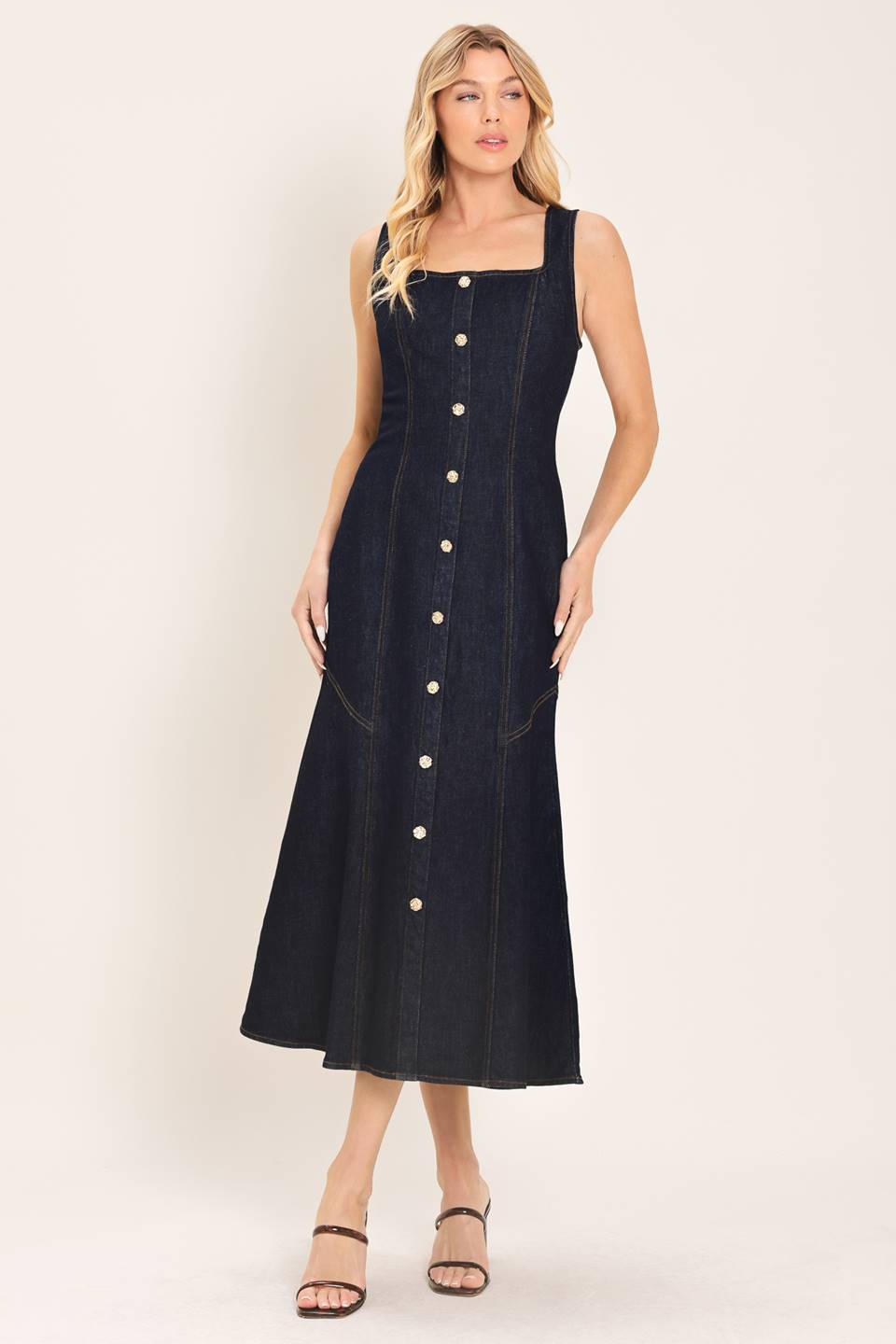 SOCIAL SOCIETY DENIM DRESS