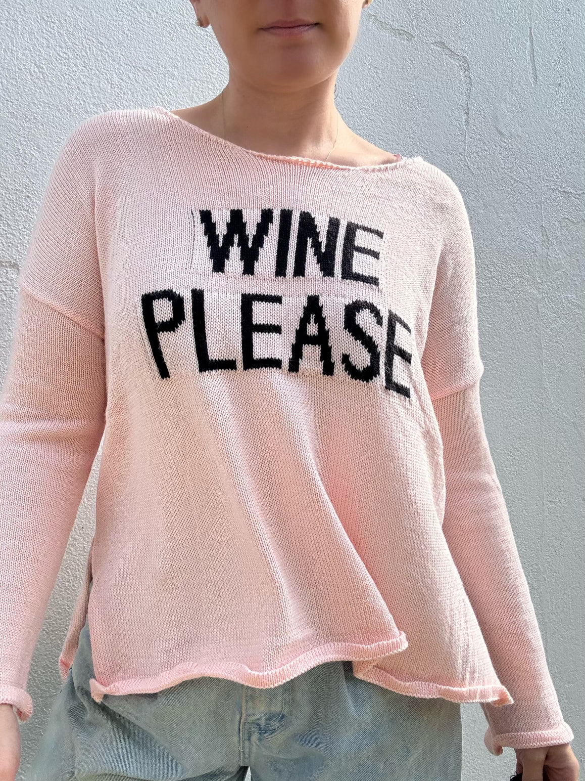 WINE PLEASE SWEATER