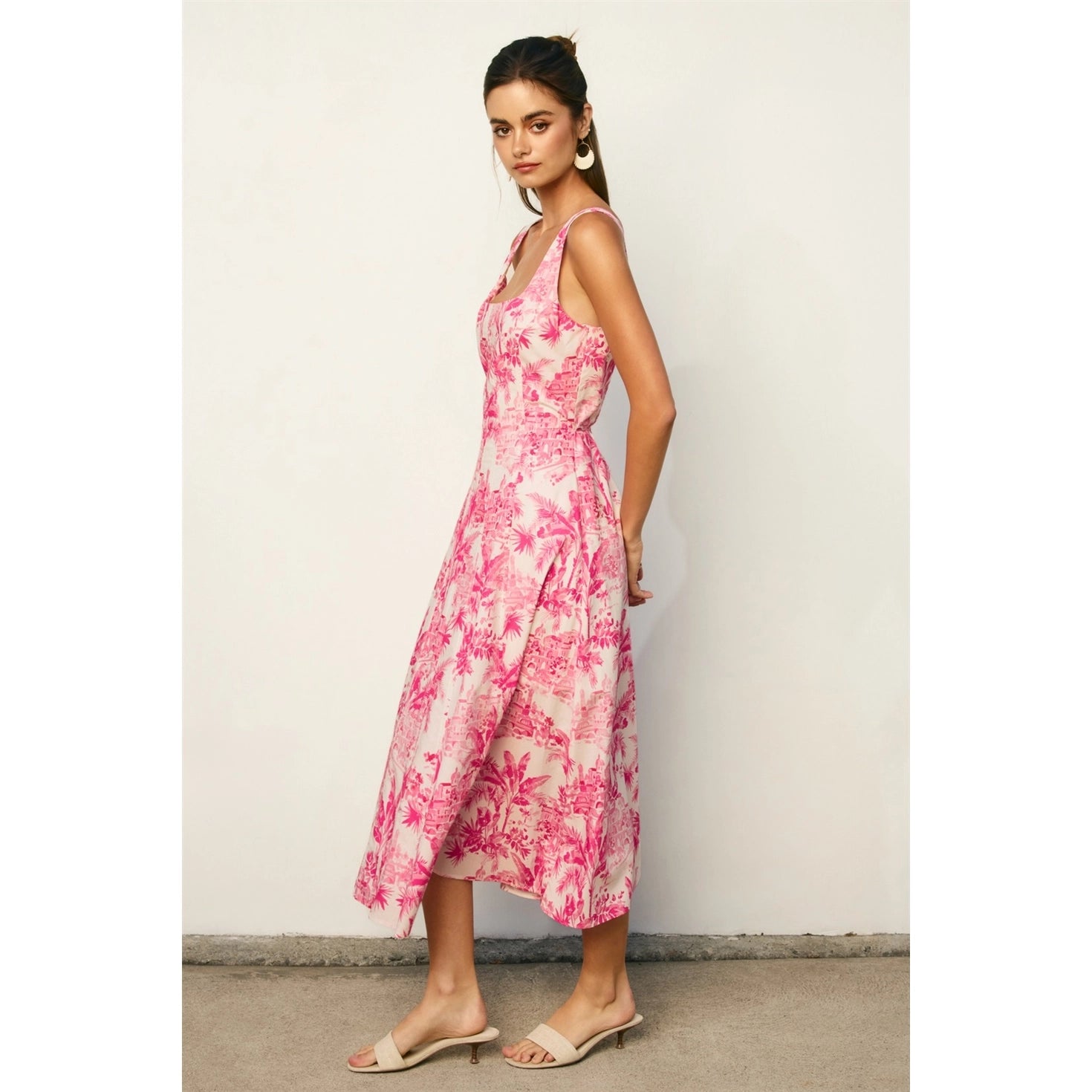 THE HIBISCUS PALM DRESS