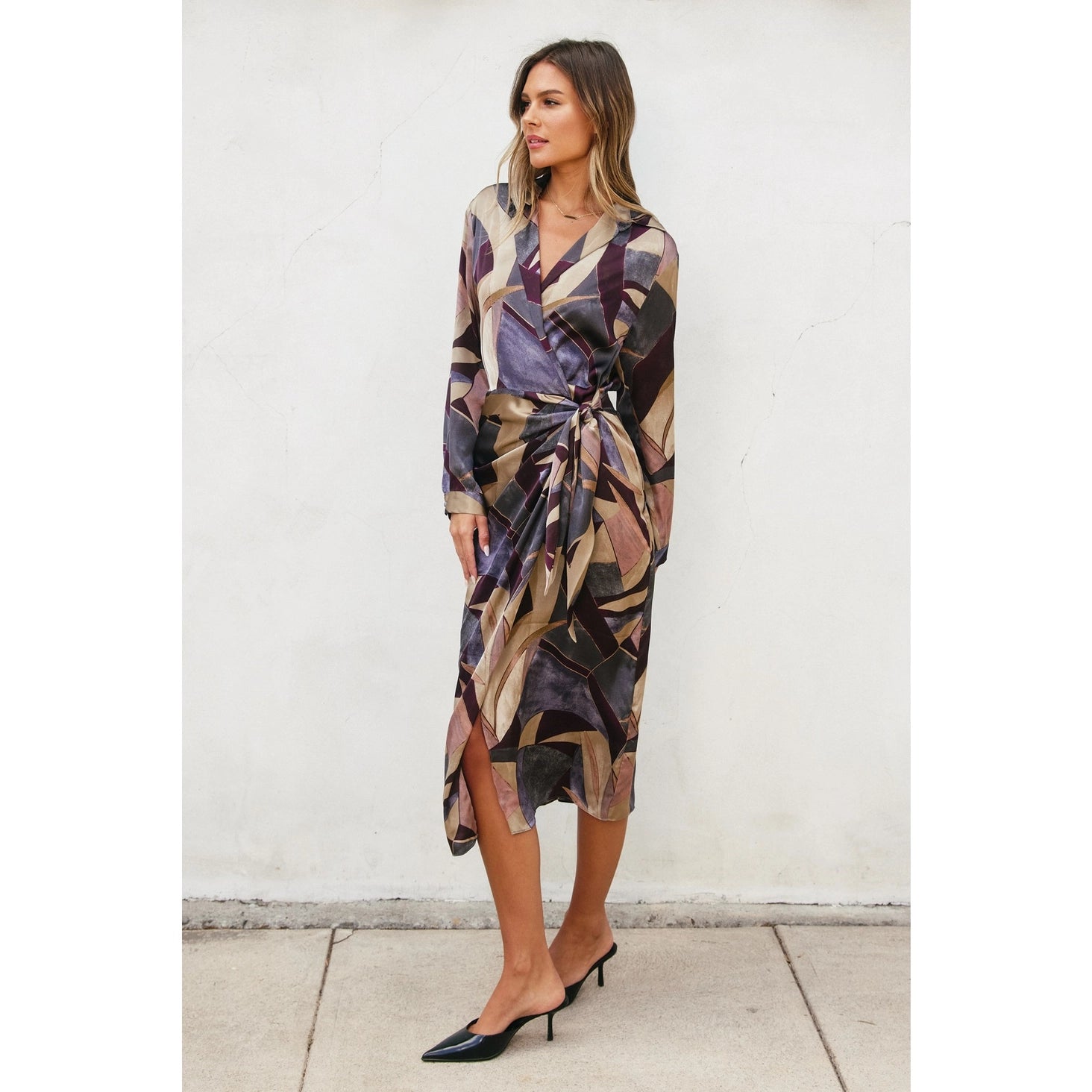 CHANGE OF SEASON WRAP DRESS