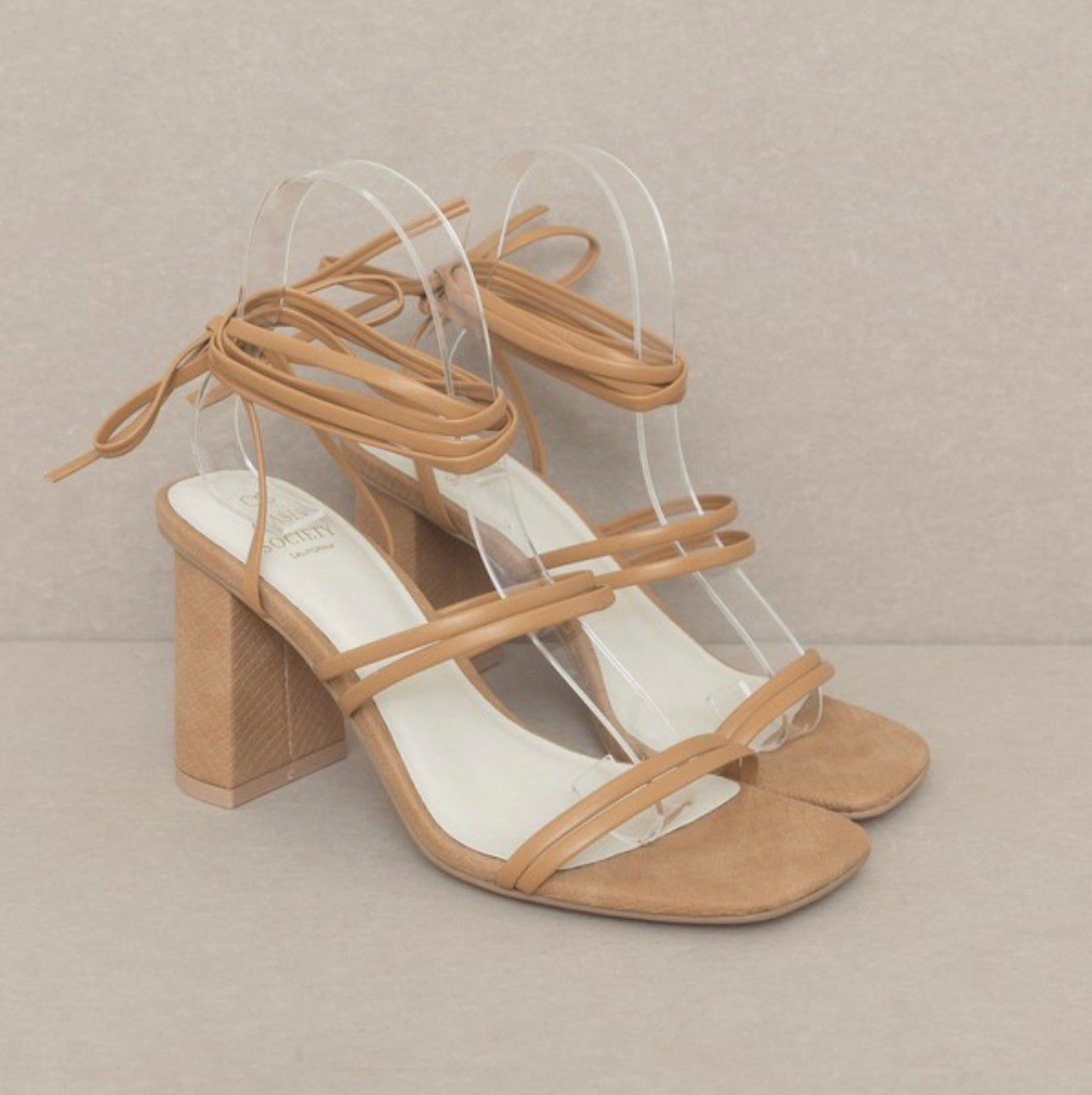 TIE ME UP HEELED SANDAL