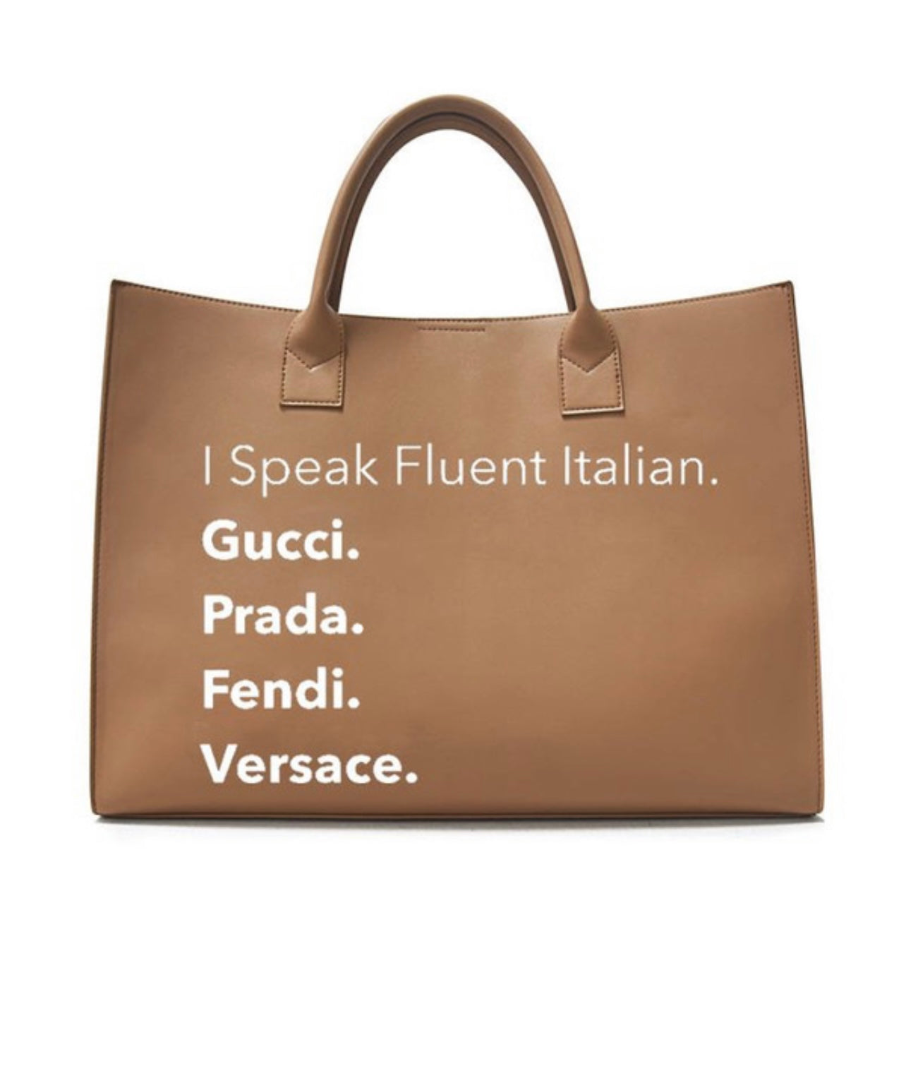 TALK ITALIAN TO ME BAG